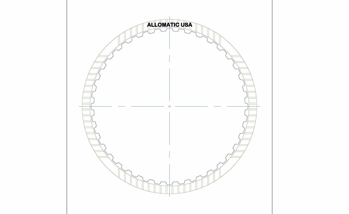 Friction Plate Allomatic Reverse Brake V8 B1 Clutch [7] High Energy RE5R05A A5SR1 JR507E A5SR2