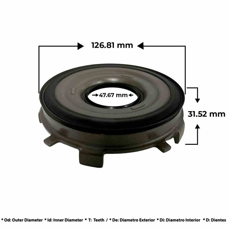 Embrague delantero moldeado por pistón Hyper-Blue TH700-R4 4L60E 4L65E 4L70E