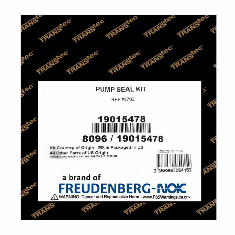 Pump Seal Kit For Cherokee Cutlass Ranger Bronco