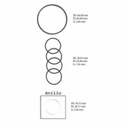 Power Steering Gear Seal Kit Acura SLX Honda Passport Isuzu Amigo Pickup Rodeo Trooper Nissan NP300 