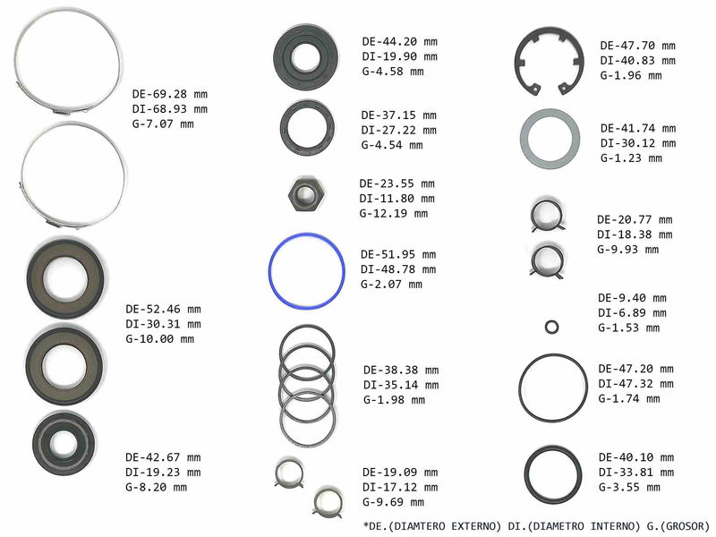 Power Steering Rack and Pinion Kit Transtec Dakota Durango Ram 1500