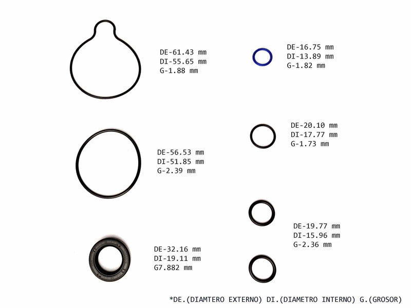 Power Steering Pump Seal Kit Acura CL MDX TL Honda Accord Odyssey
