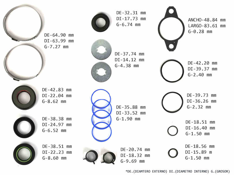 Power Steering Rack and Pinion Kit Transtec Honda Accord V6 2003/07