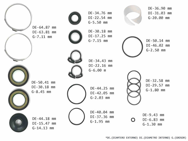 Power Steering Rack and Pinion Kit Transtec Nissan Frontier Pathfinder Xterra Suzuki Equator