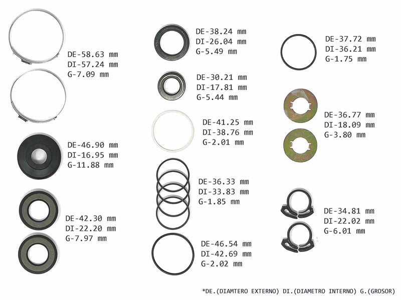 Power Steering Rack and Pinion Kit Transtec Subaru Impreza Legacy Outback 2004/09