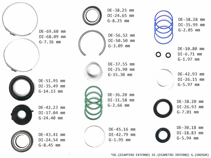 Power Steering Rack and Pinion Kit Transtec Mercedes Class C
