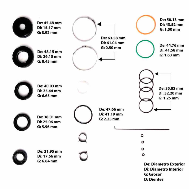 Power Steering Rack And Pinion Kit Hyundai Santa Fe 2010/12 Kia Sorento 2011/13