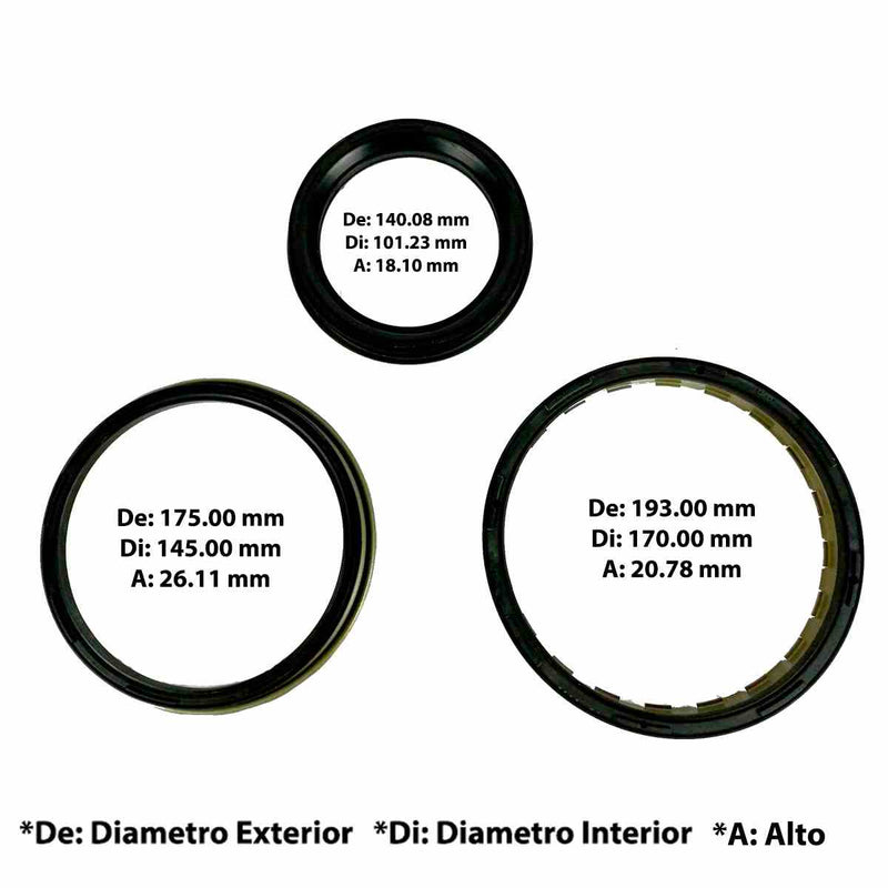 Bonded Piston Kit Transtec Mercedes 2005/UP 722.9