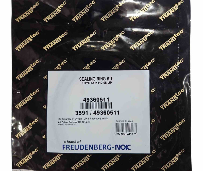 Sealing Ring Kit Complete Transtec K112