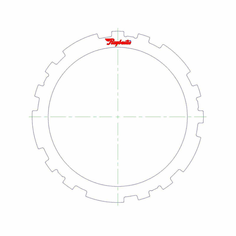 Steel Plate 3rd-4th Clutch .076in TH700 TH700-R4 4L60 1982/87