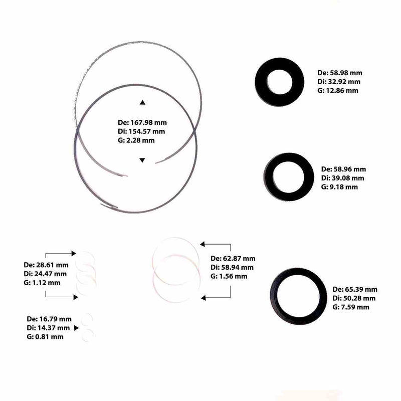 Overhaul Kit without Pistons CVT JF018E RE0F02H