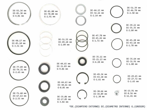 Power Steering Gear Seal Kit Buick Cadillac Chevrolet Gmc Jeep Oldsmobile Pontiac