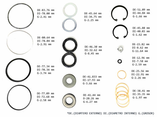 Power Steering Gear Seal Kit Ford Lincoln Mercury 1972/79