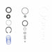 Power Steering Gear Seal Kit Toyota 4Runner Pick-Up 4X4 T100