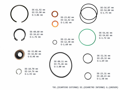 Power Steering Pump Seal Kit Totoya Autana Landcruise Lexus LX450