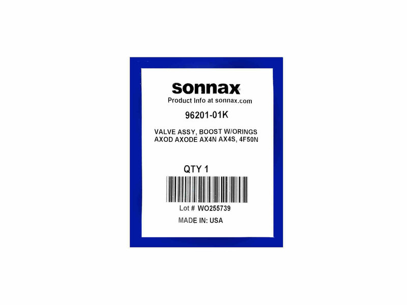 Boost Valve Kit Sonnax (Except 3.0) 4F50N AX4N AX4S AXOD AXODE