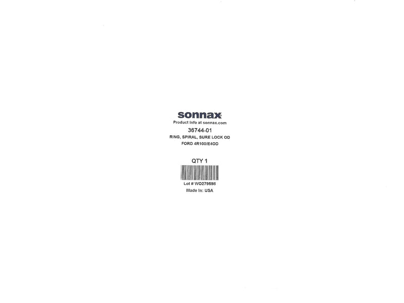 SURE LOCK SPIRAL SNAP RING SONNAX E4OD 4R100 - Suntransmissions