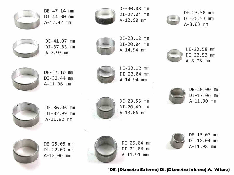 Bushing Kit (14) F3A MX-1 KF100