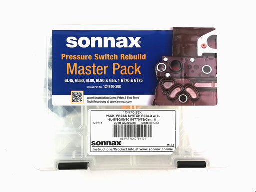PRESSURE SWITCH REBUILD MASTER PACK SONNAX 6L45 6L50 6L80 6L90 6T70 - Suntransmissions