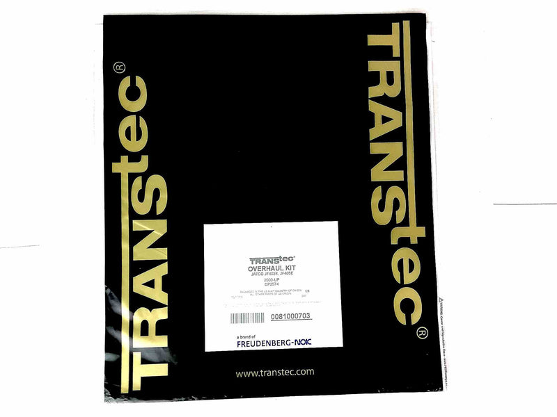 Overhaul Kit Transtec with Duraprene Pan Gasket JF405E