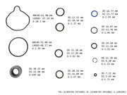 Power Steering Pump Seal Kit Hyundai Tucson Sportage Mazda Miata Protege Suzuki Sidekick X90