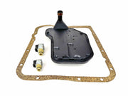 Automatic Transmission Filter, Pan Gaske with 2 Shift Solenoids Service Kit 4L60E 4L65E 1997/UP 